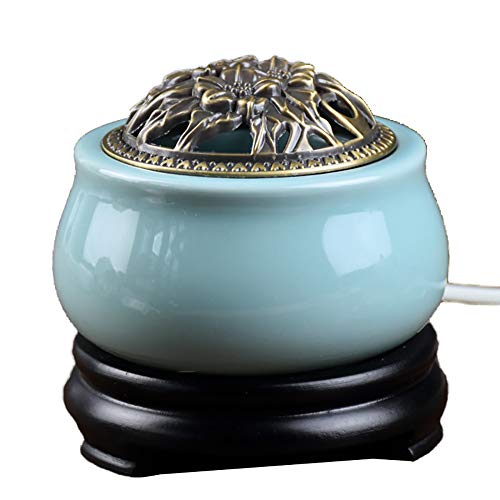 Ceramic Incense Burner Quemador de Incienso de cerámica eléctrico, Tiempo de Quemador...