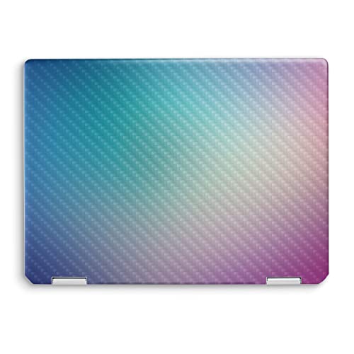 Image of MightySkins Carbon Fiber Skin Compatible with HP Spectre x360 14 inch (2022) Full Wrap Kit - Vivid Fog | Protective, Durable Textured Carbon Fiber Finish | Easy to Apply | Made in The USA