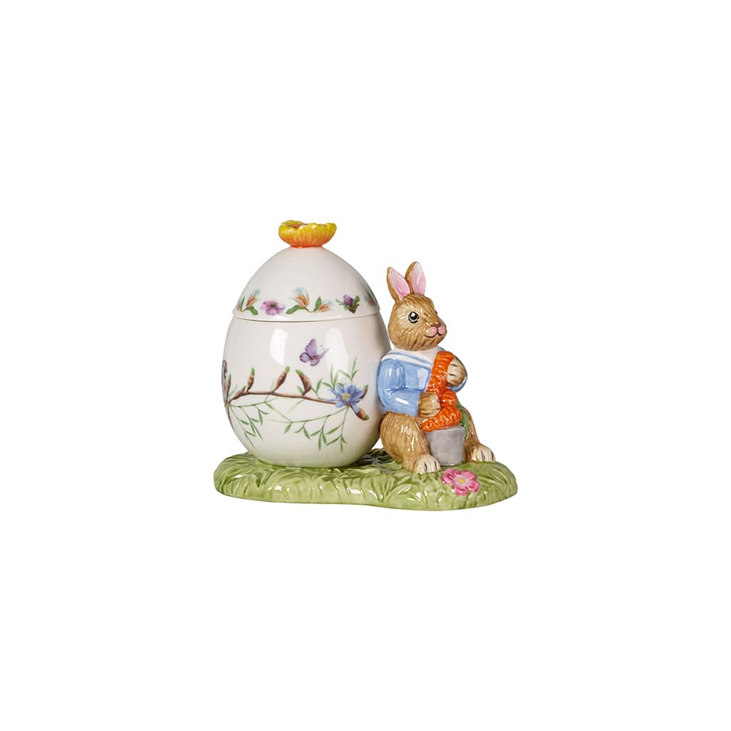 Villeroy & Boch Bunny Tales Barattolo uovo di Pasqua Max con carota 11x6,5x9,5cm