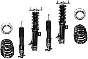 D2 Racing RS Series Coilovers Compatible with 2013-19 Compatible withd Fusion FWD/AWD