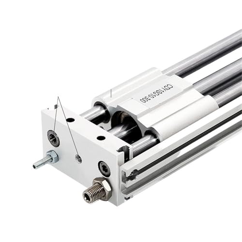 Vérin pneumatique sans tige CDY1S résolvant le manque d'espace machine 500mm - 2