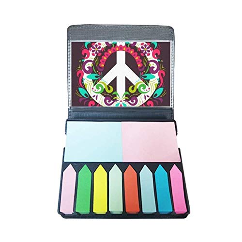 Symbole de paix coloré note auto-adhésif marqueur pour trier vos dossiers