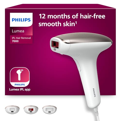 Philips Lumea Serie 7000, Depiladora Luz Pulsada, IPL, Piel Suave Desde Casa,...