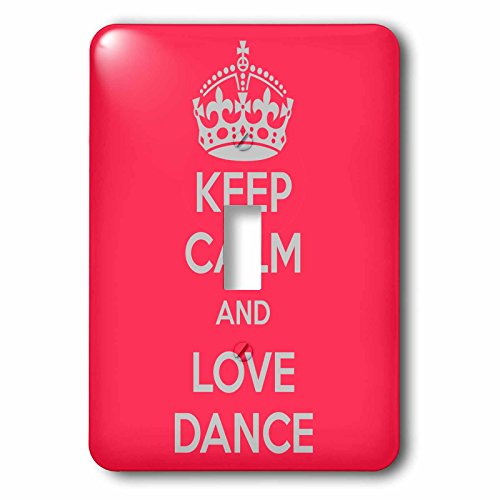 Interrupteur à bascule Keep Calm Danse blanc pour rénover un mur - 2