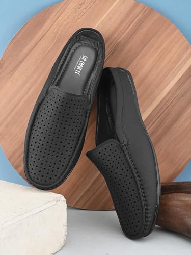 Image of SIR CORBETT Leather Back Open Mule Loafers Shoes for Men (Size 6 to 13)