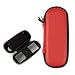 CoBak Carrying Case for AliveCor KardiaMobile 6L - Travel Case Fits in Pocket for AliveCor, Features Zipper Storage Case to Keep Kardia EKG Monitor Safe On The Go, Red