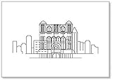 Grosor aproximado: 0,5 cm. Imán clásico para nevera con ilustración de paisaje de Liverpool