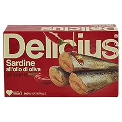 Sardine con peperoncino all'olio di oliva, 120g (10 pezzi)