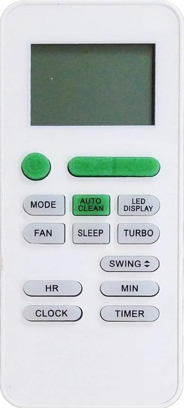 Image of S-CAT Compatible with Videocon /Sansui /Kelvinator /Vise /Kenstar AC Remote Control Model 175 (No Backlight) Suitable for 1 /1.5 /2 Ton Split /Window AC (Match Old Remote Exactly, for Any Issues Contact us)