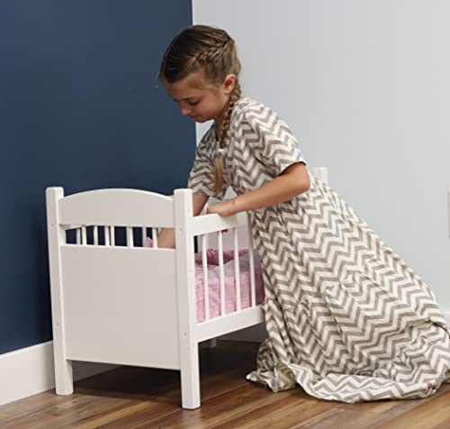 AmishToyBox.com Deluxe Doll Crib Toy - Designed for 16-20