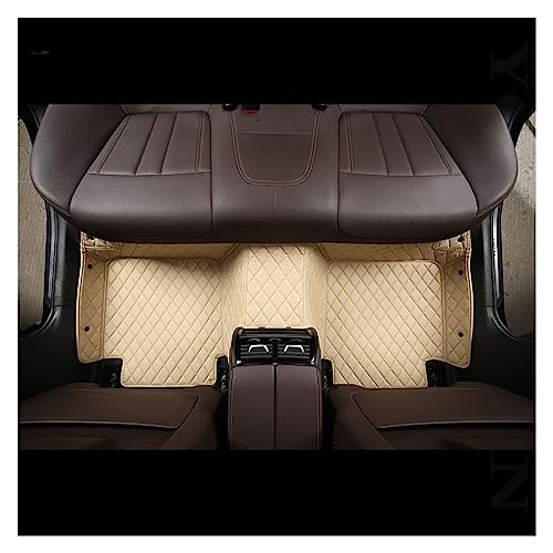 Tapis de sol voiture caoutchouc beige arrière pour modèles auto F30 E90 X3 X5