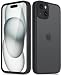 Produktbild Mootobo für iPhone 15 Plus Hülle mit Kameraobjektiv, 10FT Military Grade Drop Protection Handyhülle mit Anti-Fingerprint Matte Back 6,7 Zoll - Schwarz