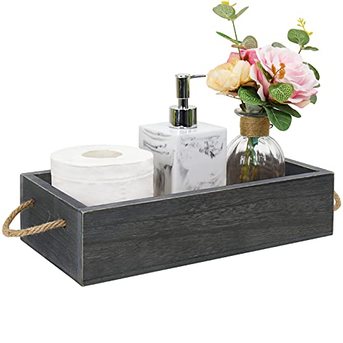 Toilet Tank Basket Wooden Tissue Holder Box Toilet Paper Holder Basket Toilet Paper Tank Storage Basket for Bathroom Decorative Storage Box for Countertop Bathroom Box Toilet Basket for Toilet Paper
