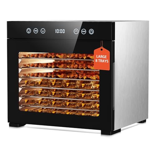 PSIIDAN 8-Tray Stainless Steel Dehydrator