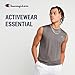 Champion Big and Tall Sleeveless Shirt for Men – 2 Pack Performance Muscle Shirt Black/Charcoal