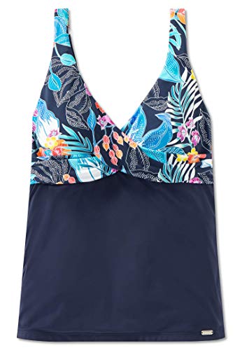Schiesser Damen Tankini Top - 169254, Größe Cup:42C, Farbe:Mehrfarbig