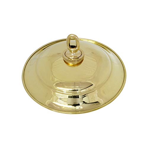 Image of RCH Hardware CN-BR05-152 Brass Traditional Round Ceiling Canopy, 6 Inch, Polished Brass