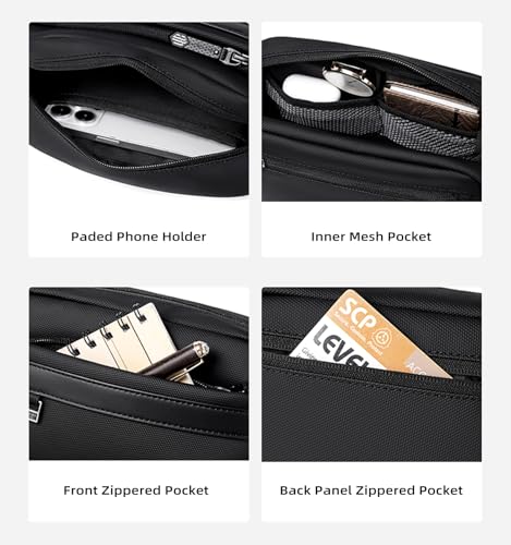 Image of Arctic Hunter Mini Crossbody Sling Bag for Men, Compact Lightweight Water-Repellent Polyester Small Travel Bag for Daily Commute