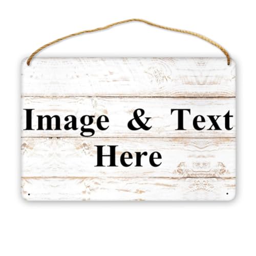 NLWQEKV Letrero de madera personalizado, placa personalizada para puerta, letrero de madera colgante personalizado para el hogar, jardín, exterior de la granja, nombre personalizado, placas de madera