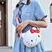 2 Pcs Soft Silicone Crossbody Bag with Matching Coin Purse, Cartoon Small Cross Body with Adjustable Strap, Cute Kitty Shoulder Bag Gift for Women