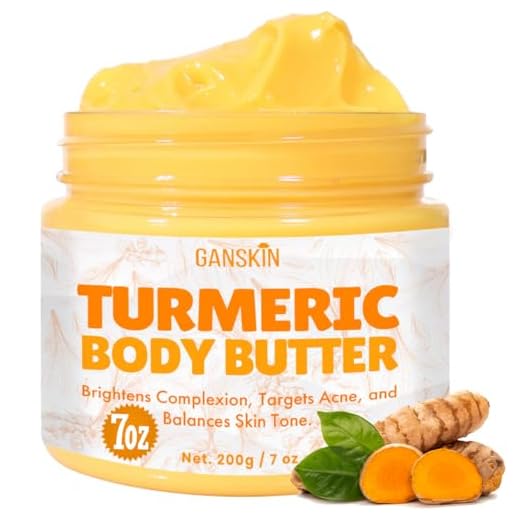 Ganskin Creme facial de açafrão – Loção clareadora da pele totalmente natural – Manteiga corporal açafrão batida para manchas escuras, hiperpigmentação – Limpa a pele, combate a acne, uniformiza o tom