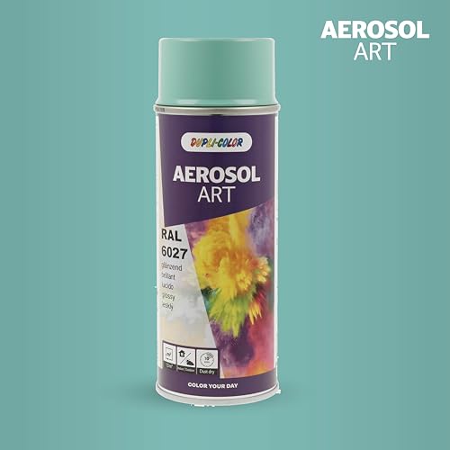 DUPLI-COLOR AEROSOL ART RAL 6027 Lichtgrün glänzend 400 ml - Sprühfarbe – Ansicht 2