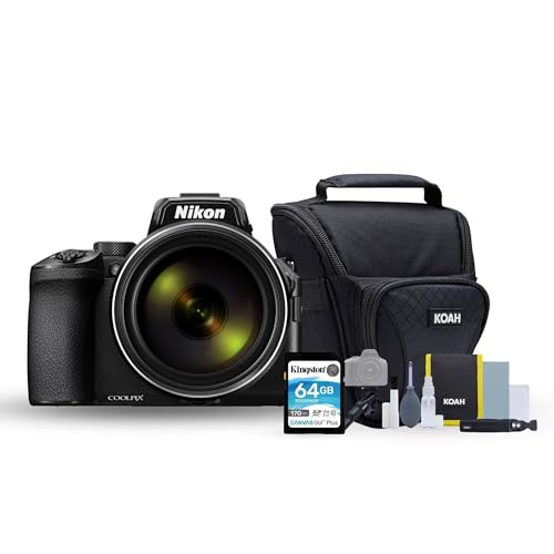 Nikon COOLPIX P950 fW^J(ubN) zX^[JP[XƃANZT[oh fW^჌tJ/~[X/rfIJp 64GB SDXC Canvas Go Plus 170MBPS ǂݎ胁[J[h (