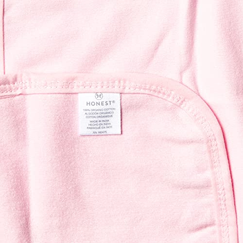 Image of HonestBaby 10-Pack Terry Wash Cloths in Gift Box 100% Organic Cotton for Infant Baby Boys, Girls, 10-Pack Pink, One Size