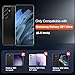 zapica Designed for Waterproof Samsung Galaxy S21 Ultra Case, Built-in Camera & Screen Protector [IP68 Waterproof][Military Drop Proof] Full Body Protective Phone Case for Galaxy S21 Ultra,Black/Clear