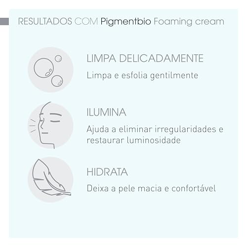 Pigmentbio Foaming Limpeza Clareadora Para Rosto e Corpo, Bioderma, 200 Ml