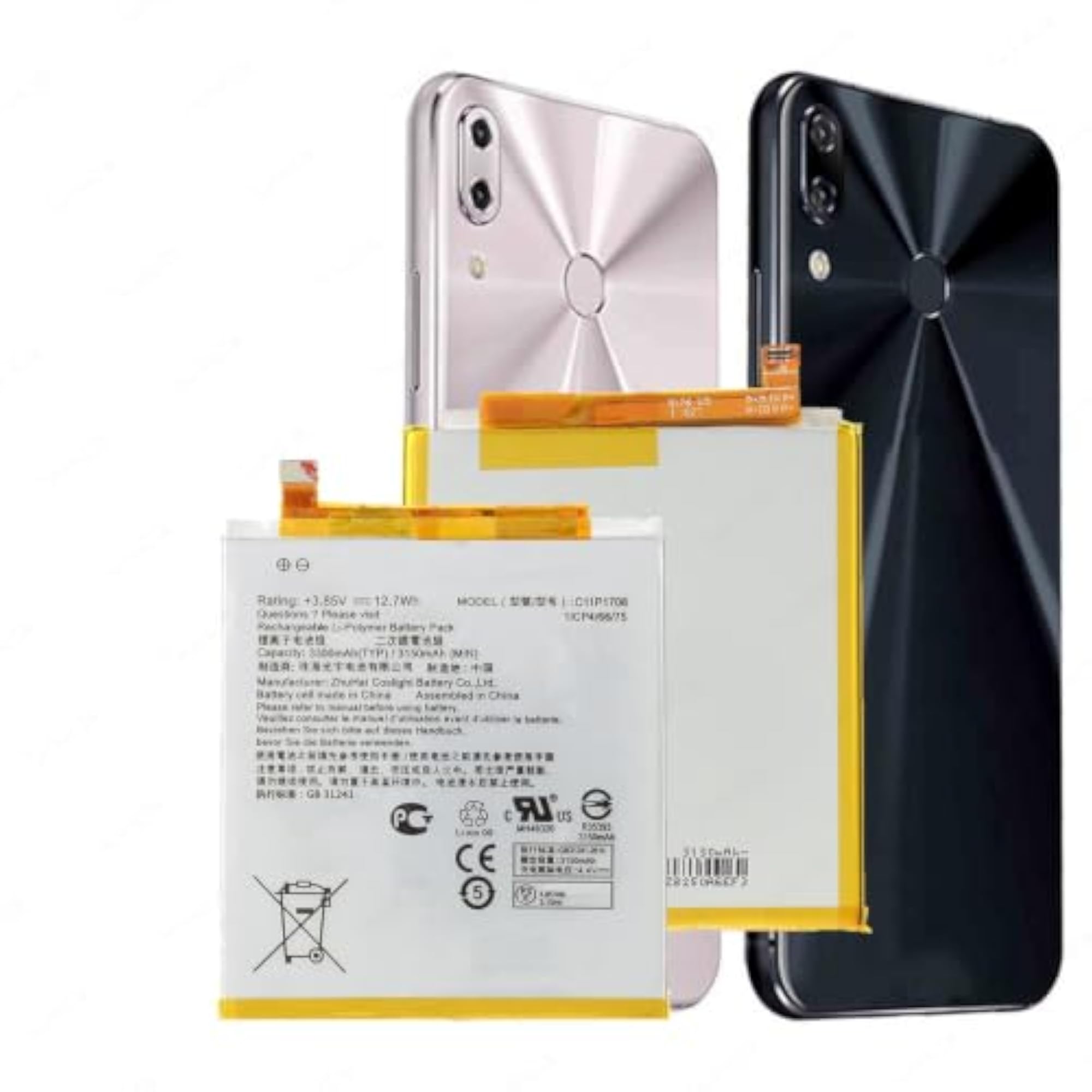 Battery for Zenfone 5 ZE620KL, 3300mAh