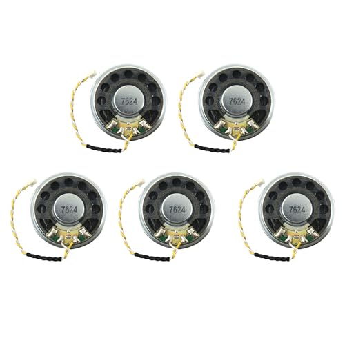 biemotwoway 5-Pack Internal Speaker Replacement Kit for CP200D GP3688 DEP450 - Repair Speaker Assembly w/Connector (No Housing Included)