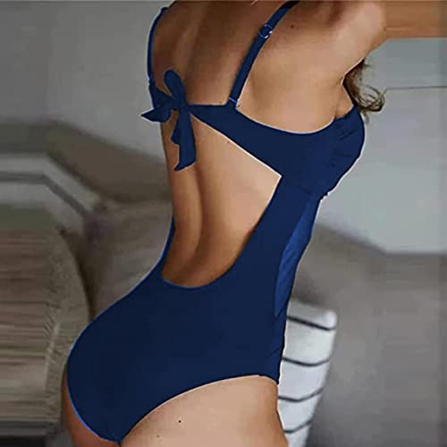 Fatos de banho femininos de uma peça, maiôs femininos, roupa de banho feminina, costas nuas, modelan