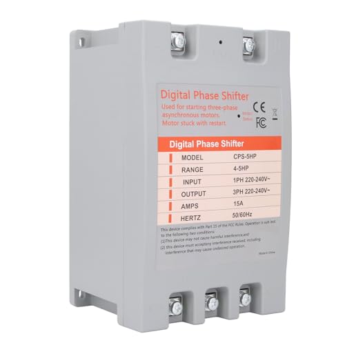 Convertidor Monofásico a Trifásico Digital 2.2-3.7kW para Motores Alta Potencia y Maquinaria Industrial Trifásica