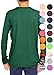 Boy's Long Sleeve Crew Neck Top Hunter Green XX-Large