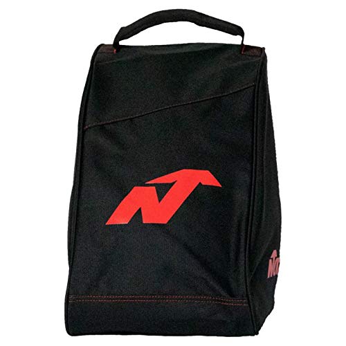 NordicaOutdoor Skiing Snowboarding Sporting Compact Triangular Eco Boot Bag with Padded Handle, Black/Red