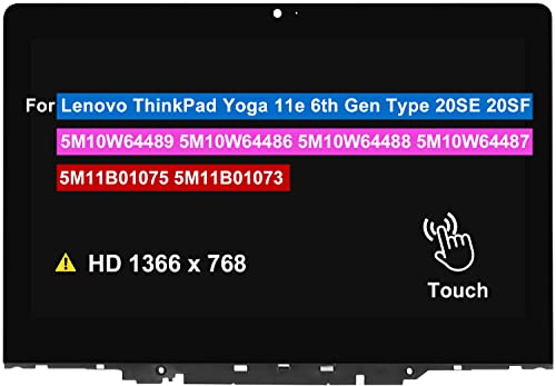 Amazon.co.jp: 11.6インチスクリーン 交換用 Lenovo ThinkPad Yoga 11e