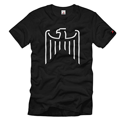 T-shirt aigle allemand Allemagne aux finitions premium en coton peigné