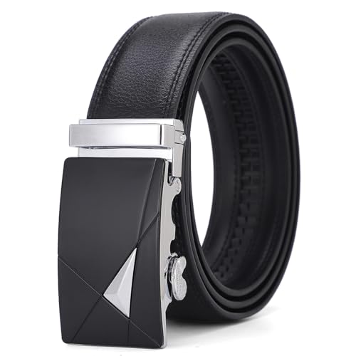 Ceinture en cuir pour homme boucle automatique ceinture décontractée luxe