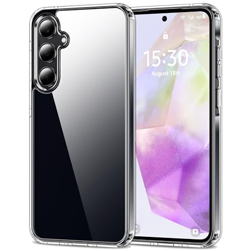 HOOMIL Coque pour Samsung Galaxy A35 5G, Anti-Jaunissement Étui Téléphone Transparente, Housse de Protection Antichoc - Crystal Clear