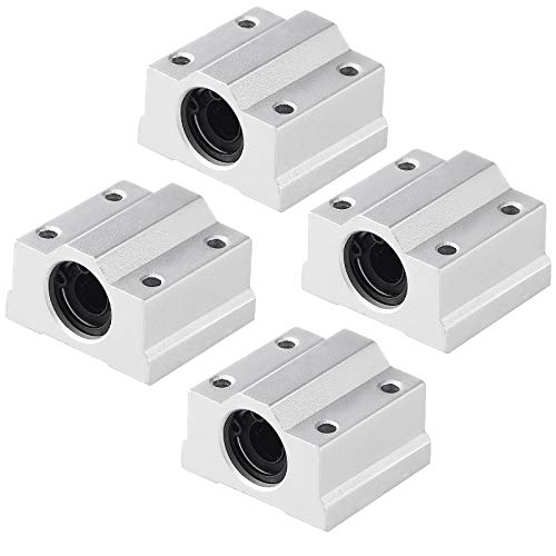 4 rodamientos lineales SCS8UU de aleación de aluminio con rodamiento lineal cerrado Cover