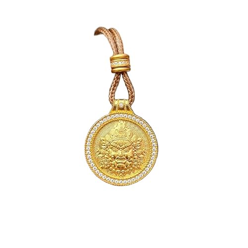 Lagnlnaoy Feng shui God of Wealth Pendant Necklace Attracting wealth Bring Good Luck,Safty,Healthy,Success Gifts for Mom and Sister