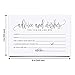 Bliss Collections Mad Libs Advice and Wishes Cards for the New Mr and Mrs, Bride and Groom, Newlyweds, Perfect Addition to Your Wedding Reception Decorations or Bridal Shower, Pack of 50 4x6 Cards