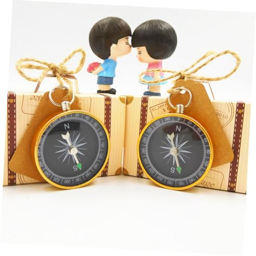 Brújulas mini portátiles 4 piezas para senderismo camping miniatura 7