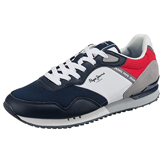 Pepe Jeans London One Road M, Zapatillas Hombre, Azul Marino, 43 EU
