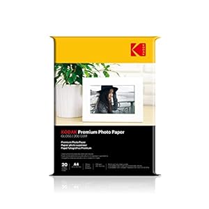 Kodak 200 GSM A4 210x297mm Photo Paper High Glossy., white (KPP(a4)200(20))