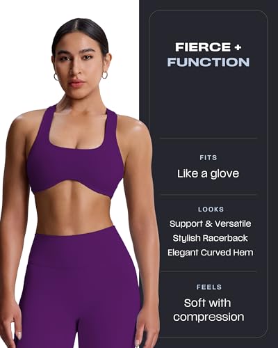 Image of Aoxjox Define Sculpt Racerback Sports Bra
