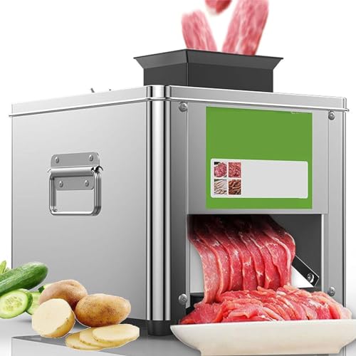 Máquina cortadora eléctrica de carne inoxidable 15 mm