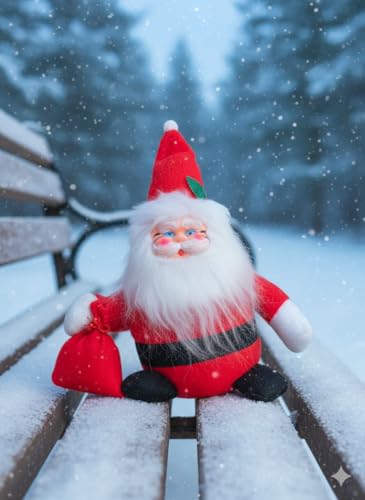 Image of Santa Claus Soft Toy | Plush Santa Claus Soft Toy | Stuffed Santa Clause | Perfect for Holiday Decor and Christmas Gifting | C | PoPo Toys 