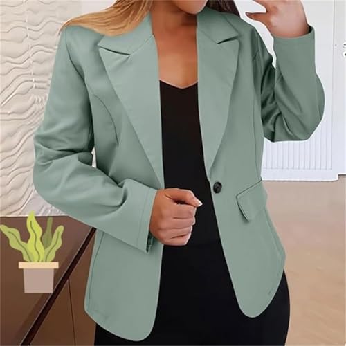 Summer Blazers for Women Lightweight Blazers，Long Sleeve Lapel Open Front Business Casual Jackets，Lightweight Slim Fit3